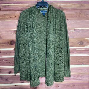 KAREN SCOTT Cardigan Green‎ Size XS